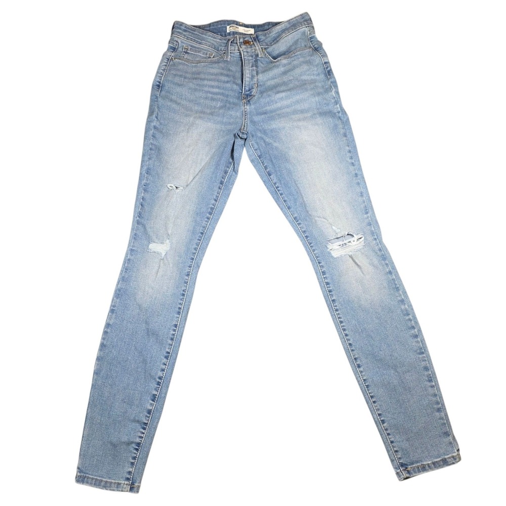Signature by Levi Strauss Totally Shaping Skinny Jeans Light Wash Distressed 26